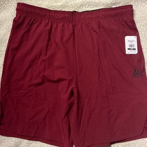 NWT Reebok shorts size 2XL. Garnet is a color